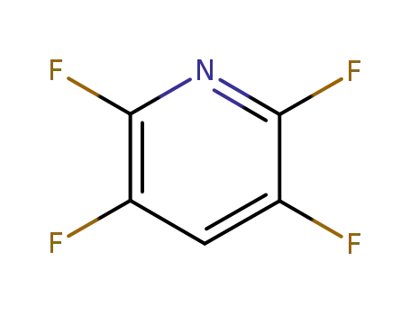 Molecular Structure of 2875-18-5 (2,3,5,6-Tetrafluoropyridine)