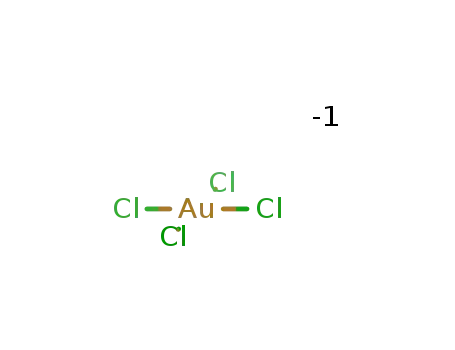 tetrachloroaurate(III)(1-)