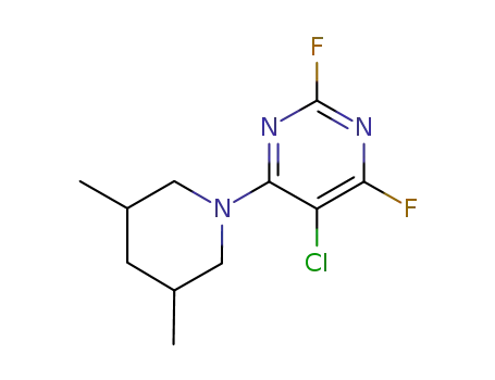 5-chloro-2,4-difluoro-6-(3,5-dimethylpiperidino)pyrimidine