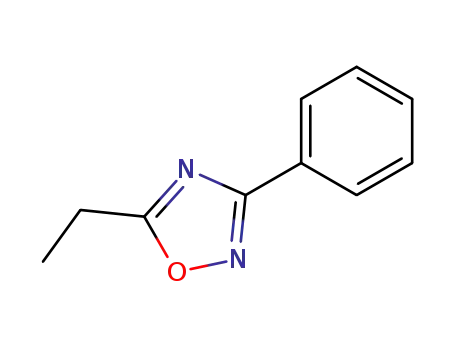 Molecular Structure of 10364-68-8 (Oxadiazole, 1,2,4-, 5-ethyl-3-phenyl-,)