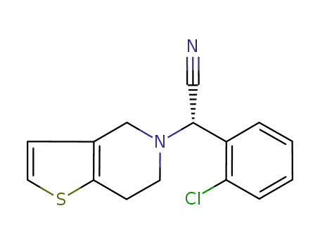 (S)-2-(2-chlorophenyl)-2-(6,7-dihydrothieno[3,2-c]pyridin-5(4H)-yl)acetonitrile