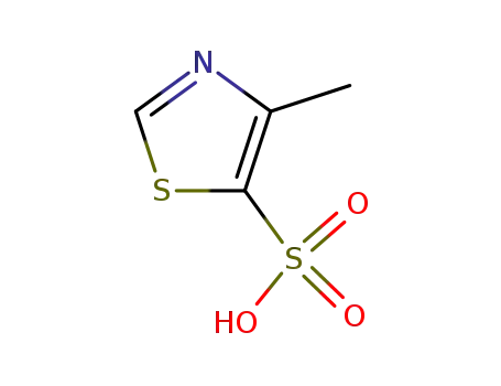 Molecular Structure of 114389-49-0 (4-methyl-5-thiazolesulfonic acid)