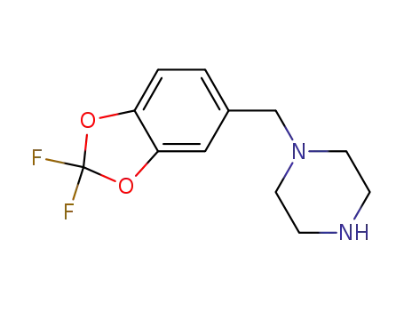 1-((2,2-difluorobenzo[d][1,3]dioxol-5-yl)methyl)piperazine