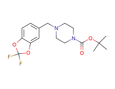 tert-butyl 4-[(2,2-difluoro-1,3-benzodioxol-5-yl)methyl]piperazine-1-carboxylate