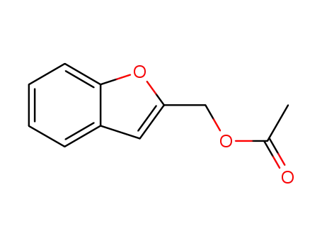 Molecular Structure of 62452-62-4 (2-Benzofuranmethanol, acetate)