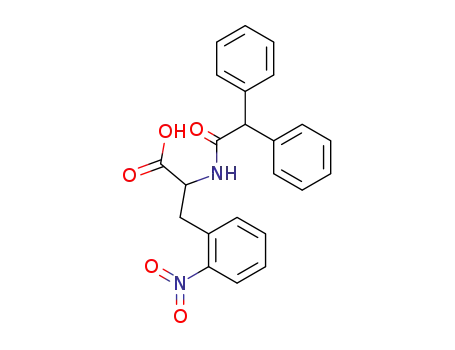 Molecular Structure of 164648-13-9 (DL-Phenylalanine, N-(diphenylacetyl)-2-nitro-)