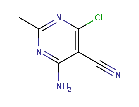 4-amino-6-chloro-2-methyl-5-pyrimidinecarbonitrile
