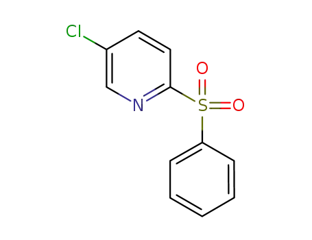 Molecular Structure of 204458-18-4 (Pyridine, 5-chloro-2-(phenylsulfonyl)-)