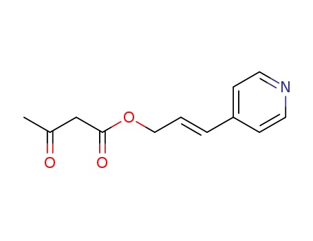 (E)-3-(4-pyridyl)allyl acetoacetate