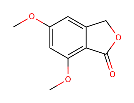 Molecular Structure of 3465-69-8 (1(3H)-Isobenzofuranone, 5,7-dimethoxy-)