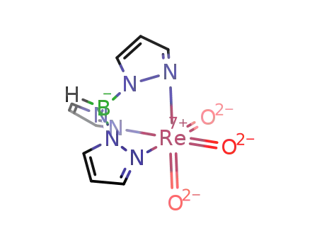hydridotris(pyrazolyl)borato trioxo rhenium(VII)