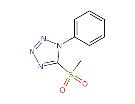 Molecular Structure of 3206-44-8 (5-(methylsulfonyl)-1-phenyl-1H-tetrazole)