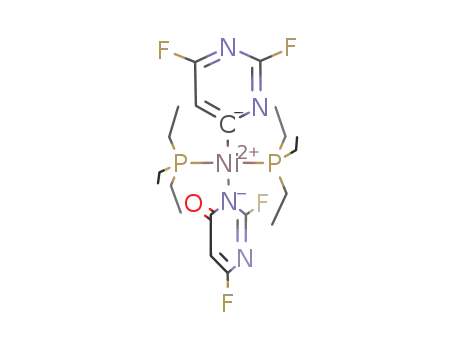 [Ni(P(C2H5)3)2(C4HN2F2)(C4HN2F2O)]