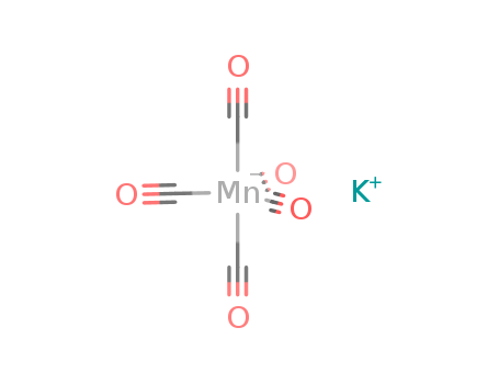 Molecular Structure of 15693-51-3 (Manganate(1-), pentacarbonyl-, potassium)