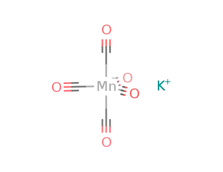 Molecular Structure of 15693-51-3 (Manganate(1-), pentacarbonyl-, potassium)