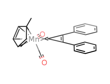 (η5-MeCp)(carbonyl)2Mn(1,2-diphenylcyclopropenylidene)