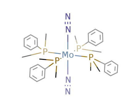 trans-(molybdenum-bis(dinitrogen)(PMe2Ph)4)