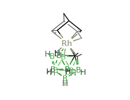 closo-3,3-(η2,η3-2-methylenenorbornadienyl)-1,2-(CH3)2-3,1,2-RhC2B9H9