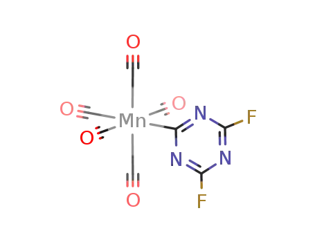 2-(pentacarbonylmanganese)-4,6-difluoro-1,3,5-triazene