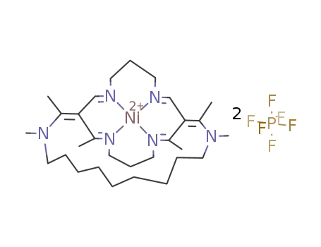 {(2,3,13,14,16,22-hexamethyl-3,13,17,21,24,28-hexaazabicyklo{13.7.7}nonacosa-1,14,16,21,23,28-hexaene-κ(4)N)nickel(II)} hexafluorophosphate