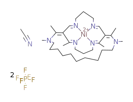 {(2,3,14,15,17,23-hexamethyl-3,14,18,22,25,29-hexaazabicyclo{14.7.7}triaconta-1,15,17,22,24,29-hexaene-κ(4)N)nickel(II)} hexafluorophosphate*acetonitrile