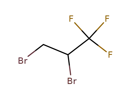 Molecular Structure of 431-21-0 (1,2-Dibromo-3,3,3-trifluoropropane)