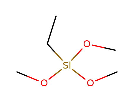 Molecular Structure of 5314-55-6 (Ethyltrimethoxysilane)