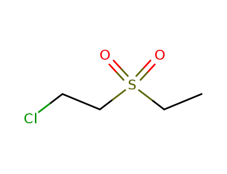 Molecular Structure of 25027-40-1 (1-chloro-2-(ethylsulfonyl)ethane)
