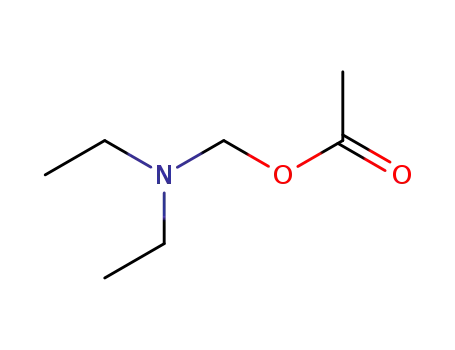 Molecular Structure of 2037-00-5 ((Diethylamino)methyl=acetate)