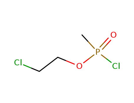 Molecular Structure of 25789-17-7 (Phosphonochloridic acid, methyl-, 2-chloroethyl ester)