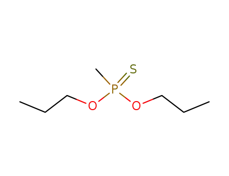 Molecular Structure of 25371-75-9 (O,O-dipropyl methylphosphonothioate)