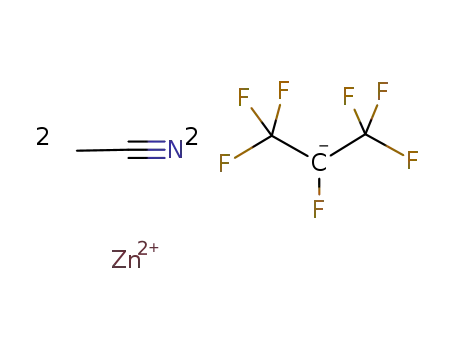 Zn(2+)*2CF3CFCF3(1-)*2CH3CN=Zn(CF3CFCF3)2*2CH3CN