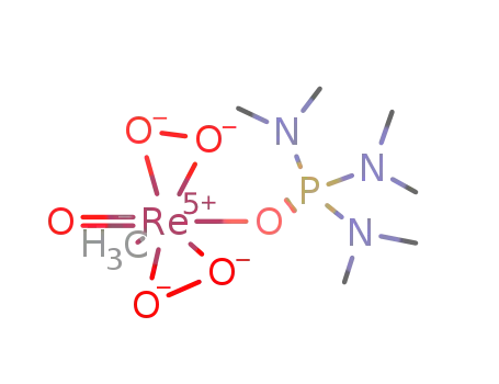 (hexamethylphosphoramide)methyl(oxo)-bis(η(2)-peroxo)rhenium(VII)