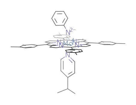 trans-(4-isopropylpyridine)(meso-tetra-p-tolylporphyrinato)Mo=NPh