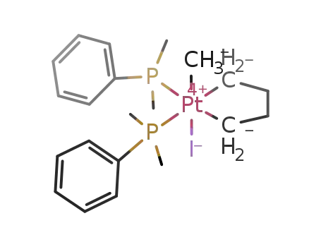 (butane-1,4-diyl)bis(dimethylphenylphosphine)iodo(methyl)platinum(IV)