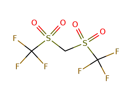 Molecular Structure of 428-76-2 (bis(trifluoromethylsulphonyl)methane)