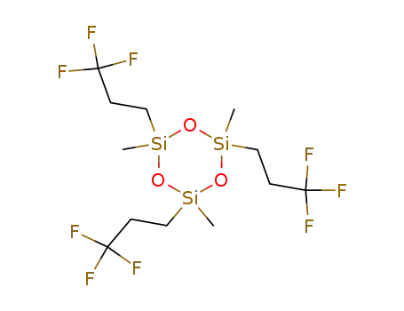 Molecular Structure of 2374-14-3 (1,3,5-Tris[(3,3,3-trifluoropropyl)methyl]cyclotrisiloxane)