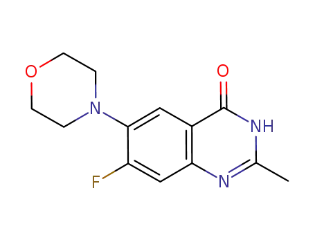 7-fluoro-2-methyl-6-morpholin-4-yl-3H-quinazolin-4-one