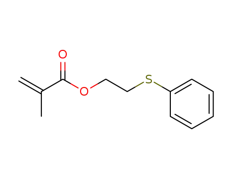 Molecular Structure of 95175-52-3 (2-Propenoic acid, 2-methyl-, 2-(phenylthio)ethyl ester)