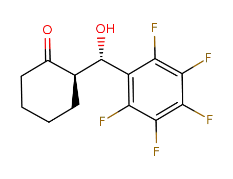(2R,1'S)-2-[(2,3,4,5,6-pentafluorophenyl)hydroxy methyl]cyclohexan-1-one