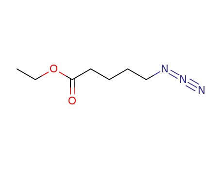 Molecular Structure of 89896-39-9 (5-azido-pentanoic acid ethyl ester)