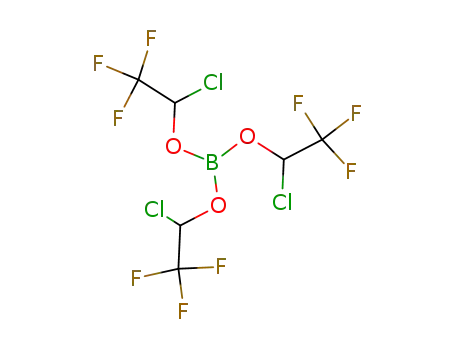 boric acid tris-(1-chloro-2,2,2-trifluoro-ethyl) ester