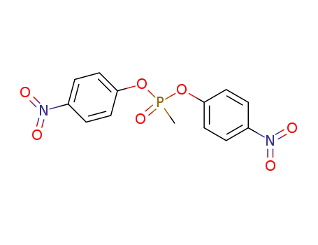 Molecular Structure of 6395-57-9 (bis(4-nitrophenyl) methylphosphonate)