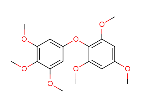 Molecular Structure of 58235-51-1 (1,2,3-trimethoxy-5-(2,4,6-trimethoxyphenoxy)benzene)