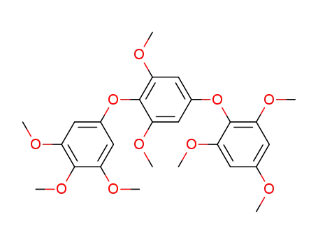 Molecular Structure of 51318-84-4 (5-[2,6-dimethoxy-4-(2,4,6-trimethoxyphenoxy)phenoxy]-1,2,3-trimethoxybenzene)