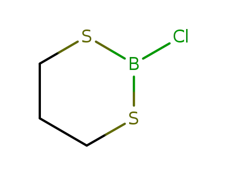 Molecular Structure of 7112-06-3 (1,3,2-Dithiaborinane, 2-chloro-)