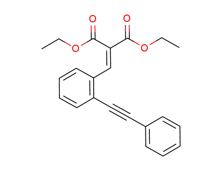 diethyl 2-(2-(phenylethynyl)benzylidene)malonate