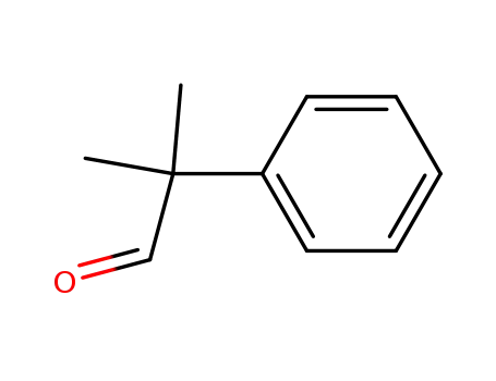 Molecular Structure of 3805-10-5 (2-methyl-2-phenylpropanal)