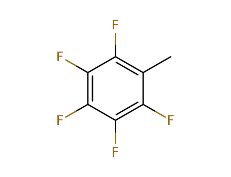 Molecular Structure of 771-56-2 (2,3,4,5,6-PENTAFLUOROTOLUENE)