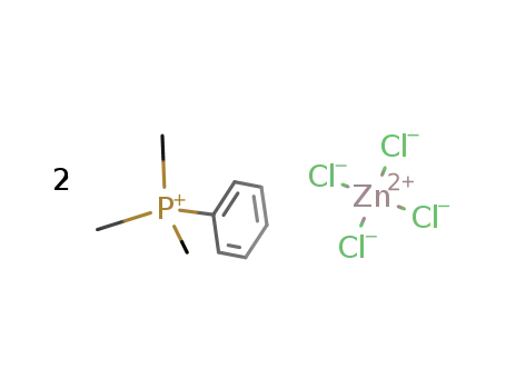 ZnCl4(2-)*2(C6H5)(CH3)3P(1+)=[(C6H5)(CH3)3P]2[ZnCl4]